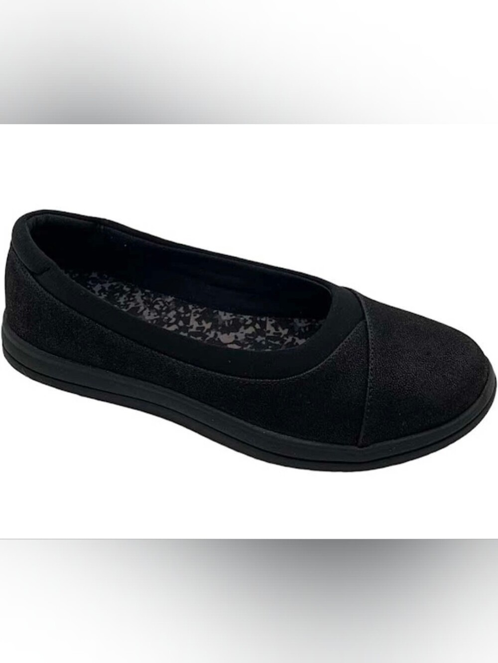 Clarks Cloudsteppers Slip-On Flats Breeze Ayla Black Size 5